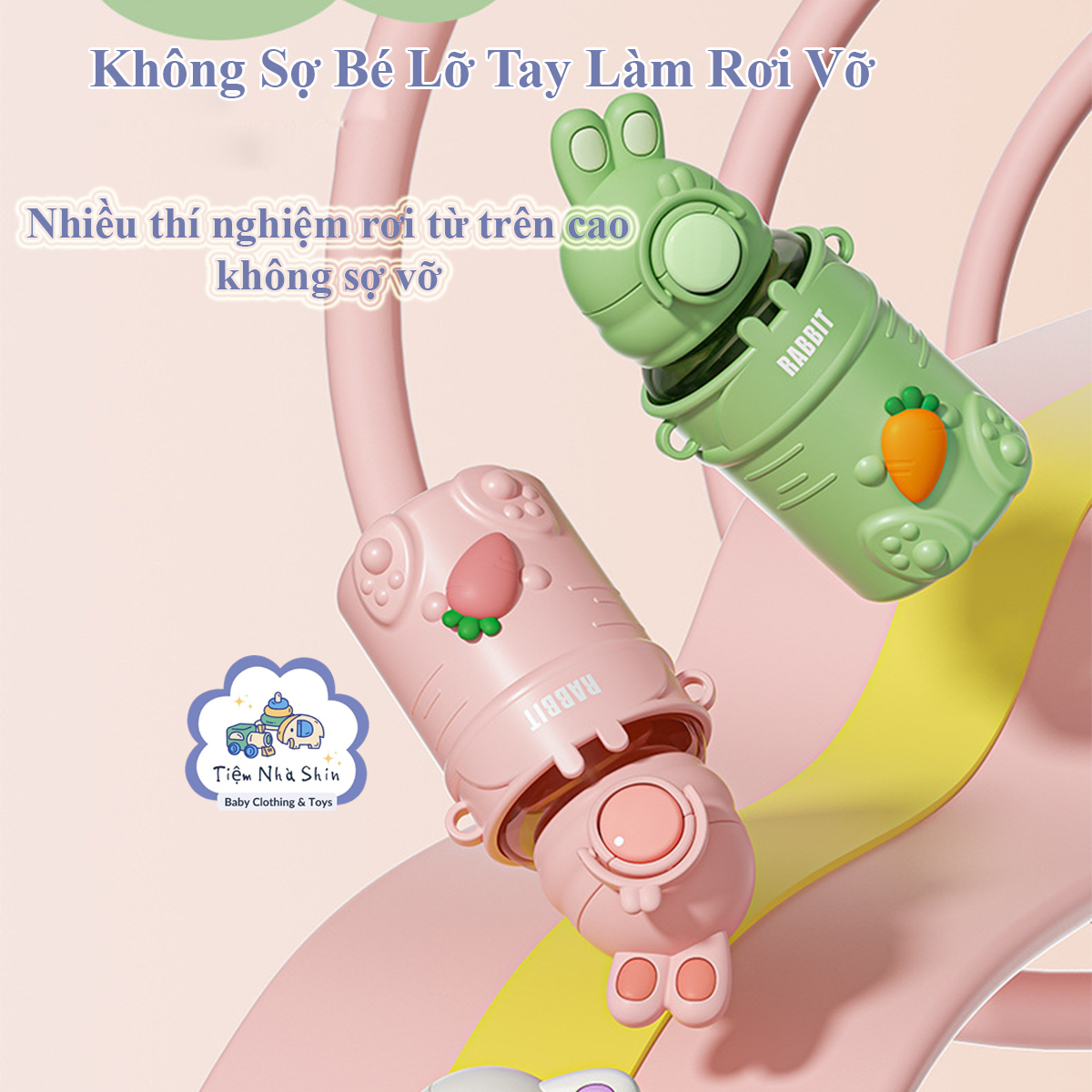 Bình nước trẻ em Regoo RG2045 680ml, ống hút chống sặc dung tích lớn dùng cho bé đi học, đi chơi và sinh hoạt hằng ngày.