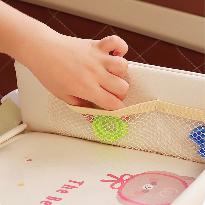 Bàn đa năng thông minh để ghế an toàn cho trẻ em trên ô tô - Bàn ăn đựng đồ chống thấm nước  - Bàn đa năng cho bé học tập và chơi mỗi khi đi xe mẫu mới 2026