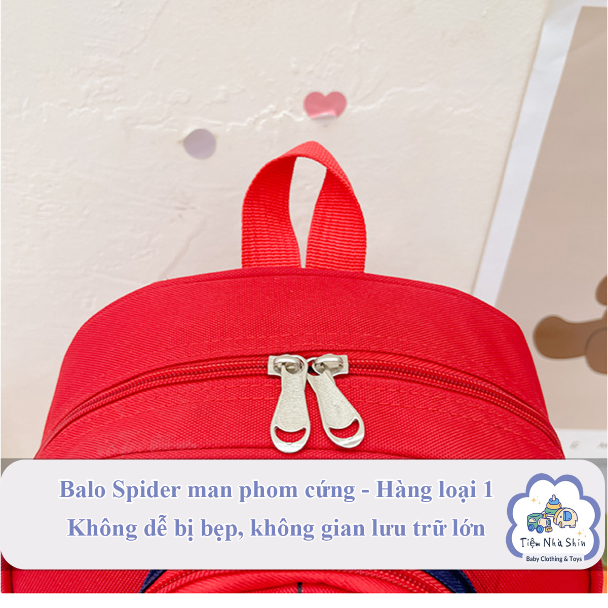 Balo trẻ em Spiderman Regoo RG2044, vải kháng nước, khoảng 350g, dây vai êm cho bé mầm non
