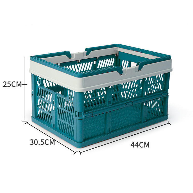 Giỏ nhựa gấp gọn Regoo RG141, nhựa PP, chịu lực 50kg, xách tay đi chợ siêu thị