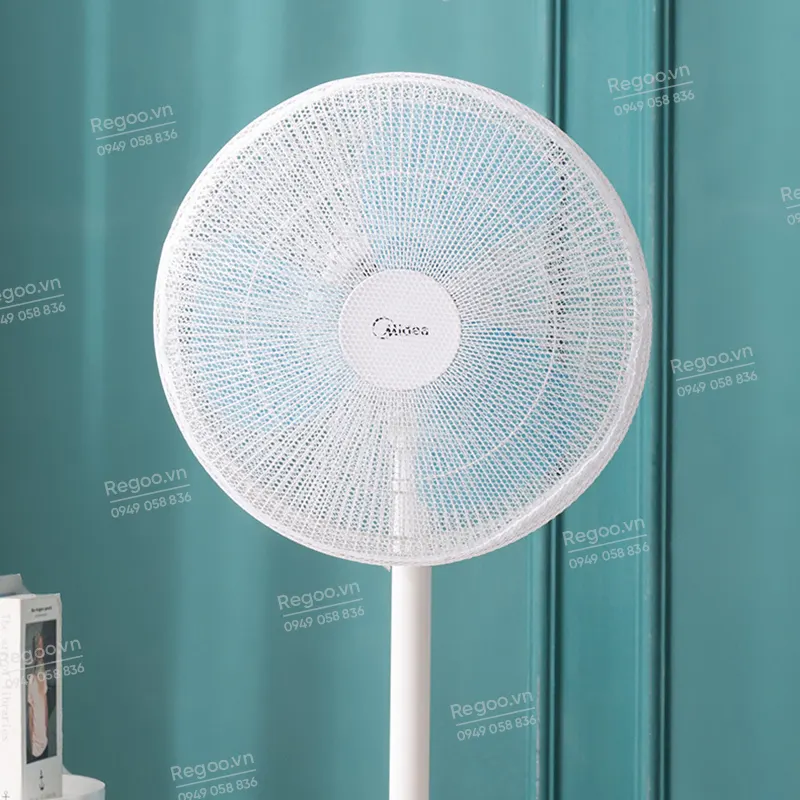 Lưới chụp quạt Regoo RG2841 set 5 chiếc, hạn chế kẹp tay và bám bụi, dùng cho quạt điện gia đình, phù hợp nhà có trẻ nhỏ.