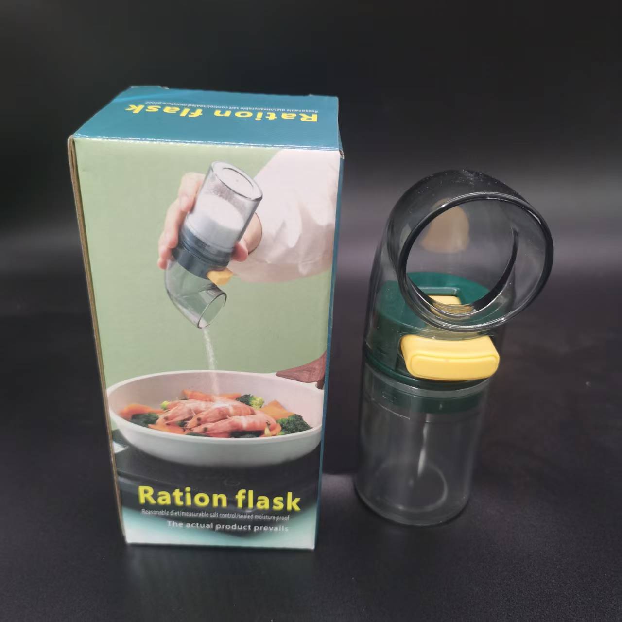 Bình đựng gia vị định lượng Regoo RG2031, bấm 0,5g/lần, bản 1 bình, set 2 hoặc set 3 có đế