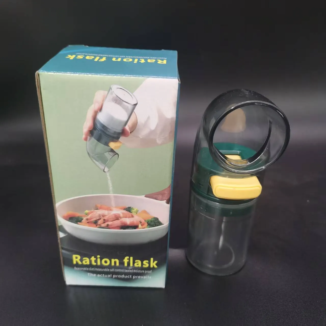 Bình đựng gia vị định lượng Regoo RG2031, bấm 0,5g/lần, bản 1 bình, set 2 hoặc set 3 có đế