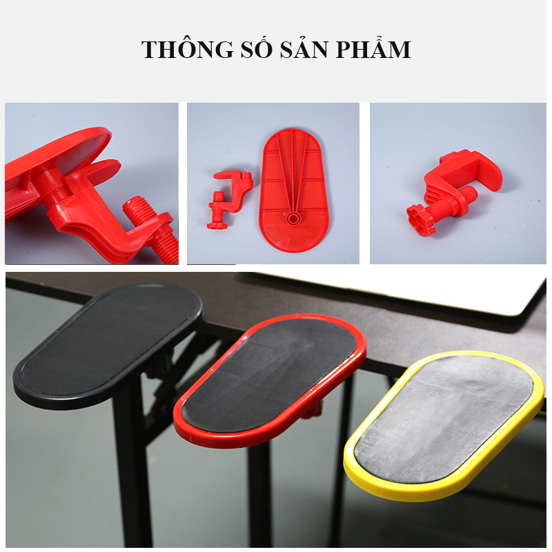 Giá đỡ tay máy tính Regoo RG3133 xoay 180 độ, mặt đỡ 27 x 14 cm, kẹp bàn tới 6 cm