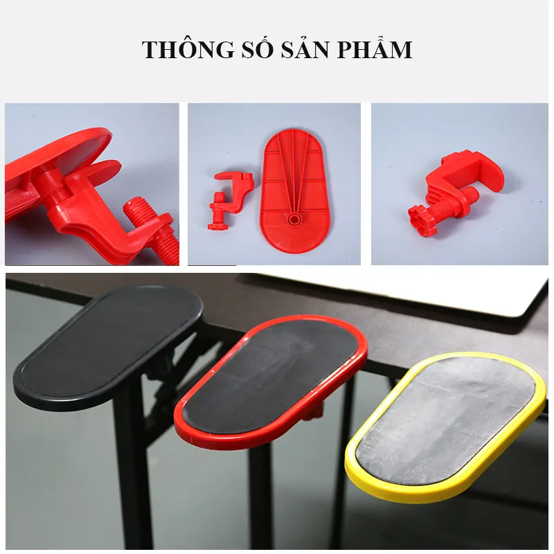 Giá đỡ tay máy tính Regoo RG3133 xoay 180 độ, mặt đỡ 27 x 14 cm, kẹp bàn tới 6 cm