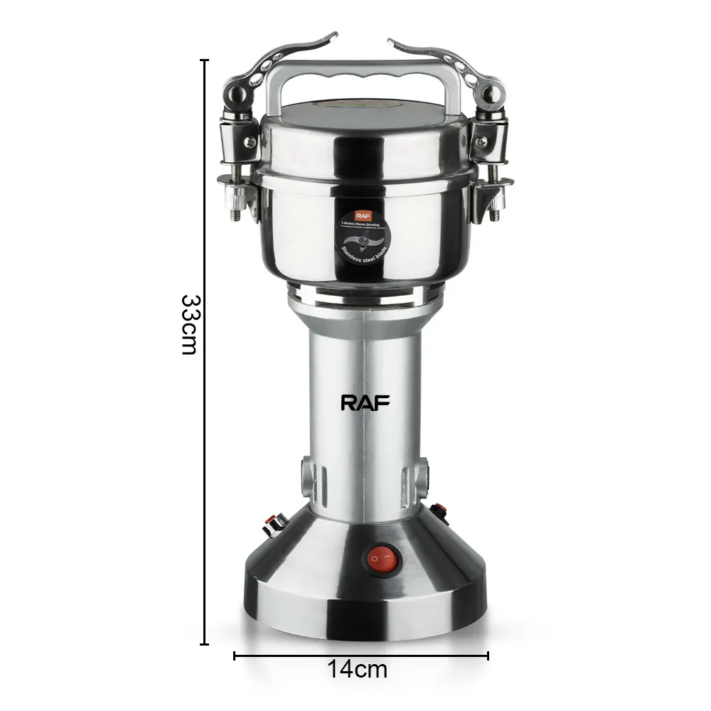 Máy nghiền bột khô Regoo RG143/R.7111, 950W, cối inox, xay cà phê ngũ cốc ớt khô