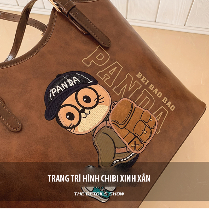 Túi đeo vai / túi xách tay nữ phong cách retro, túi xách công sở phù hợp đi làm, đi chơi và sử dụng hằng ngày bằng da PU cao cấp