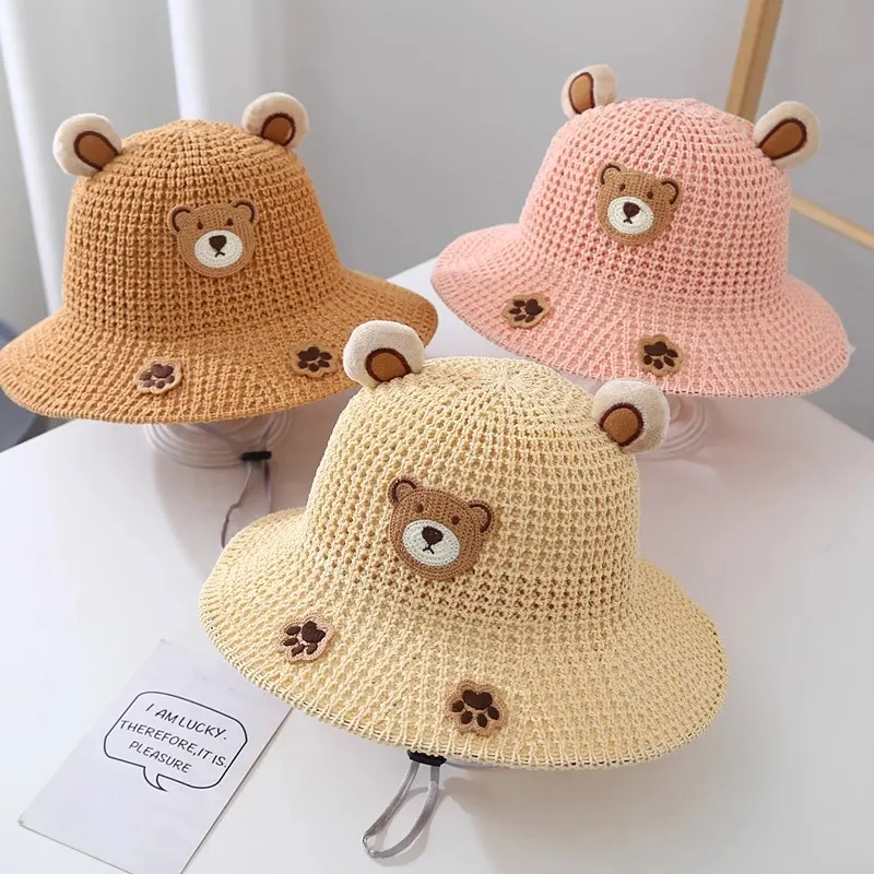 Mũ chống nắng trẻ em RG1642 kiểu bucket, vành rộng, phù hợp cho bé trai và bé gái, dùng đi chơi ngoài trời.