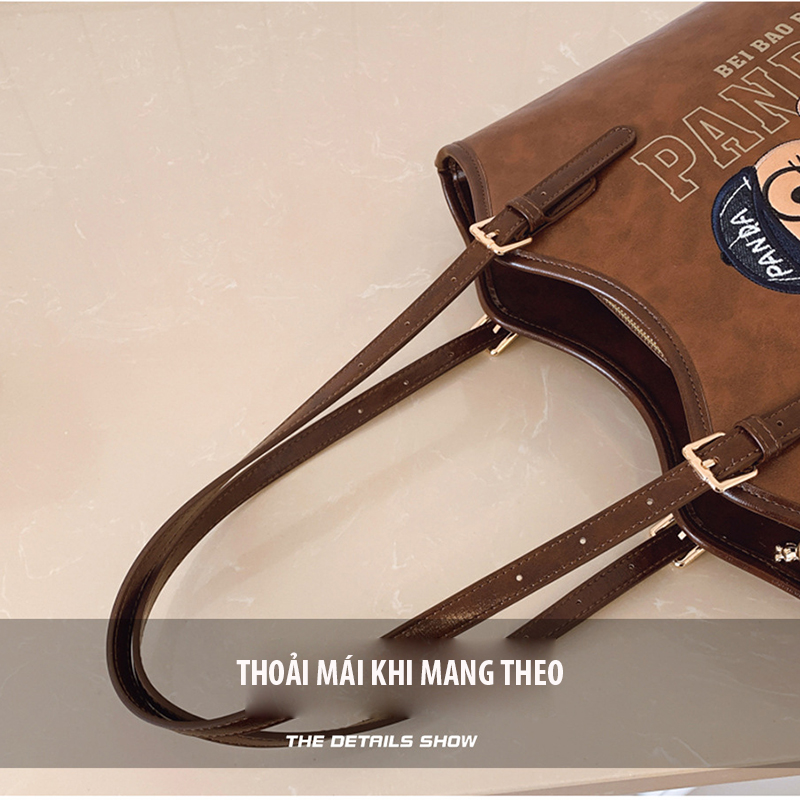 Túi đeo vai / túi xách tay nữ phong cách retro, túi xách công sở phù hợp đi làm, đi chơi và sử dụng hằng ngày bằng da PU cao cấp