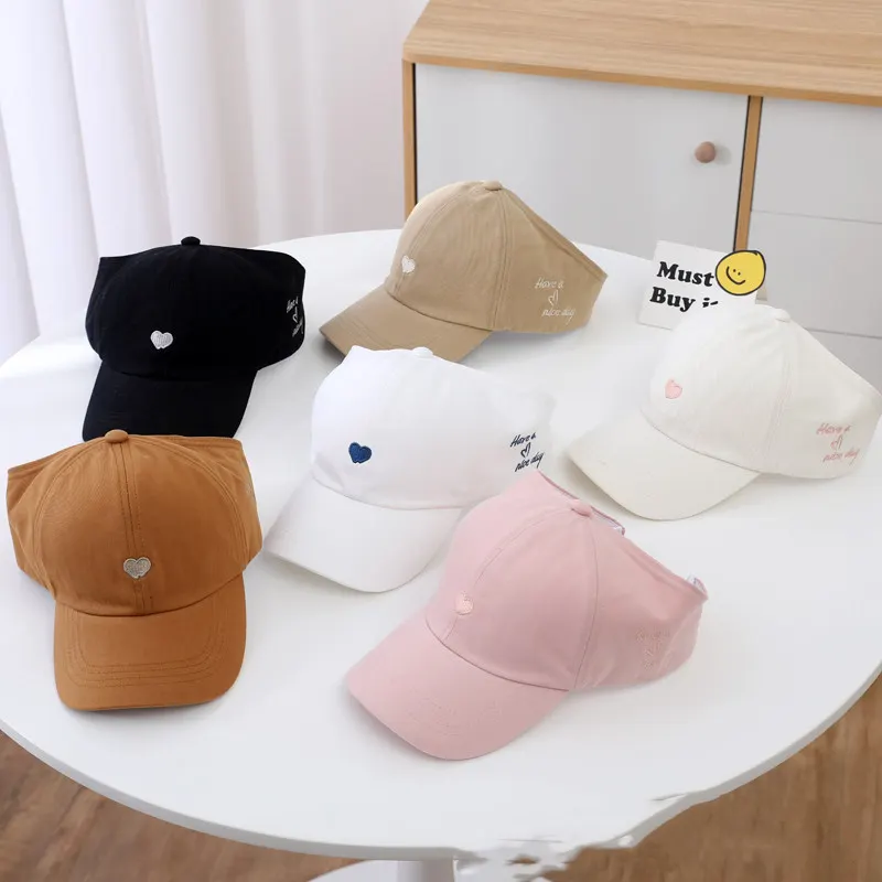 Mũ lưỡi trai mẹ và bé Regoo RG1643, vải cotton có chỉnh size, có size cho bé và cho mẹ