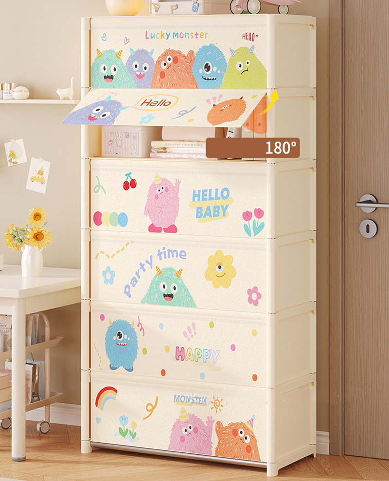 Tủ giày nhiều tầng Regoo RG3131 có cửa che trước, bản 3/5/6 tầng, chống bụi, hợp lối vào và phòng ngủ