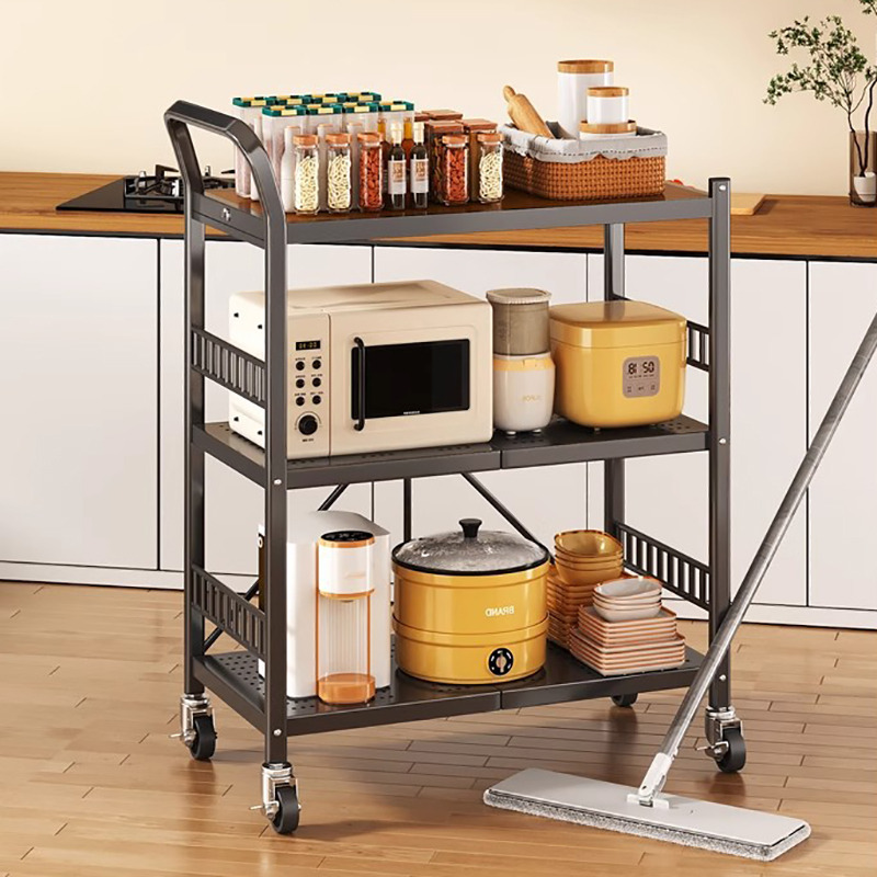 Kệ di động đa năng Regoo RG341, 3 tầng có bánh xe, thép cacbon sơn tĩnh điện