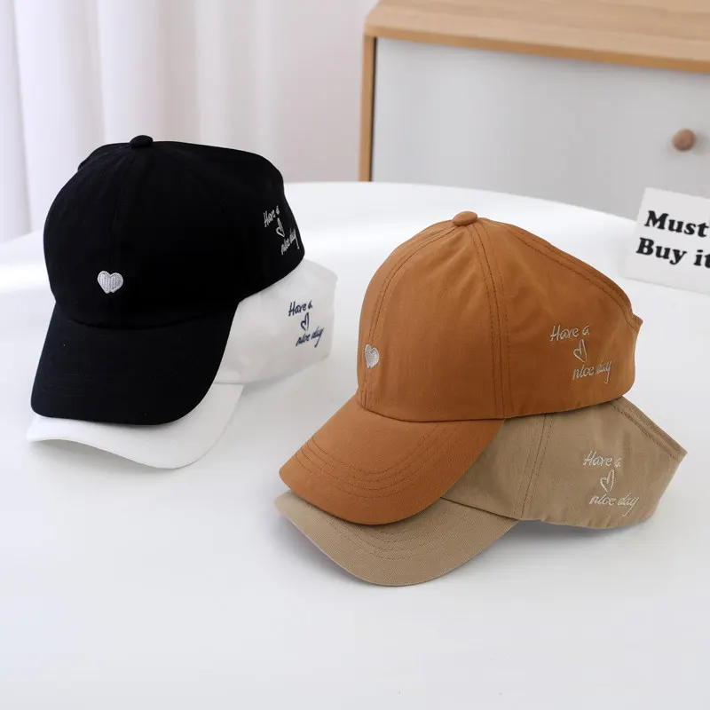 Mũ lưỡi trai mẹ và bé Regoo RG1643, vải cotton có chỉnh size, có size cho bé và cho mẹ