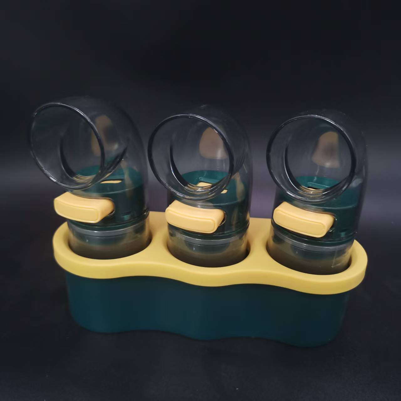 Bình đựng gia vị định lượng Regoo RG2031, bấm 0,5g/lần, bản 1 bình, set 2 hoặc set 3 có đế