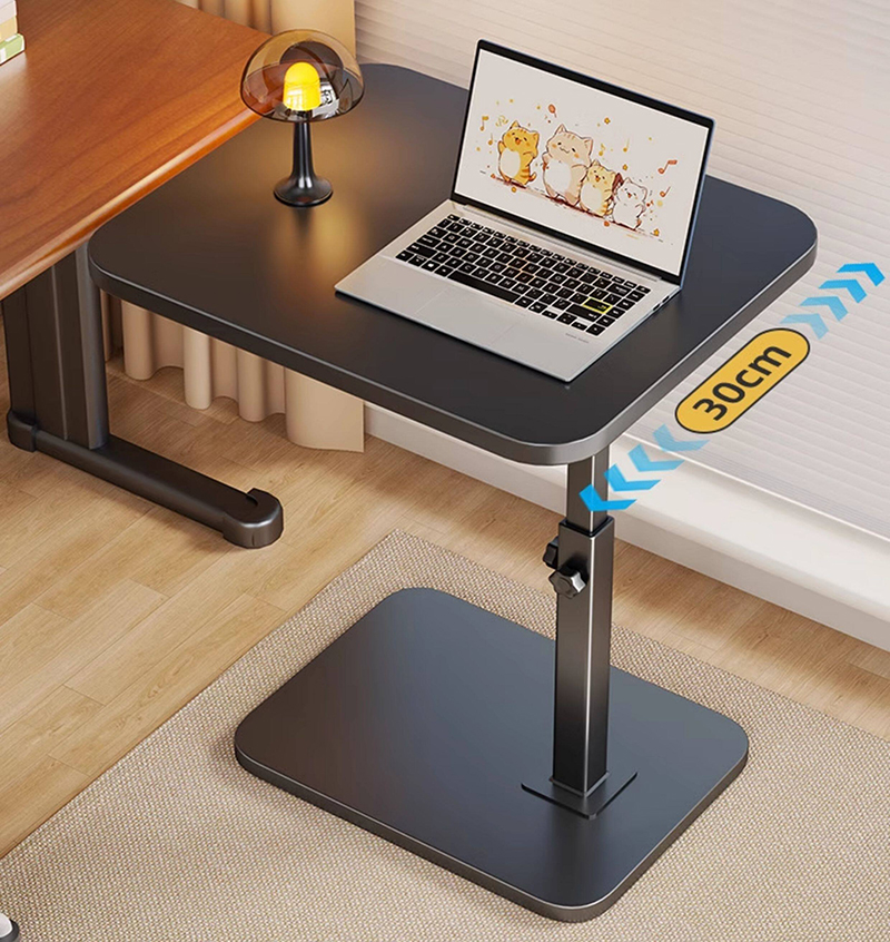 Bàn phụ nâng hạ evesigar / It's Home, chỉnh cao 45-80cm, chân chữ L, kê laptop và làm việc