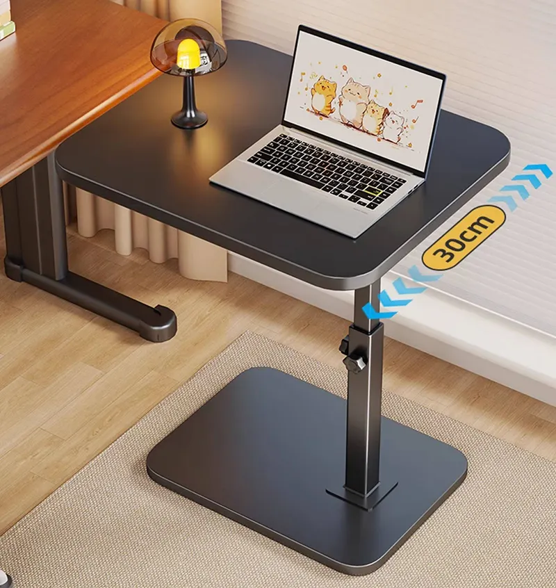Bàn phụ nâng hạ evesigar / It's Home, chỉnh cao 45-80cm, chân chữ L, kê laptop và làm việc