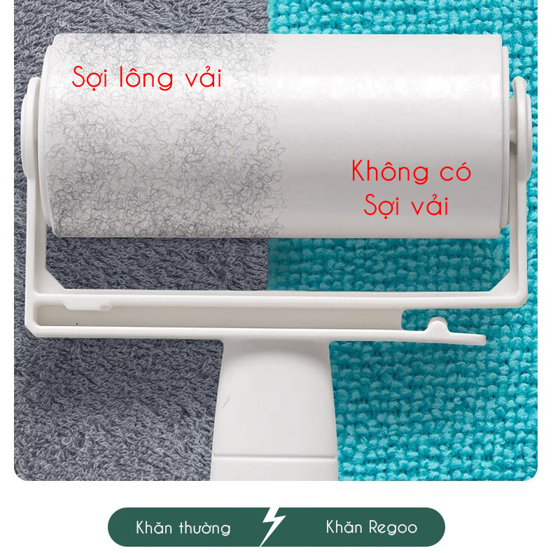 Khăn vải hộp rút Regoo Living hộp 20 khăn microfiber 20x20cm 250 gsm, thấm hút tốt, giặt dùng lại nhiều lần