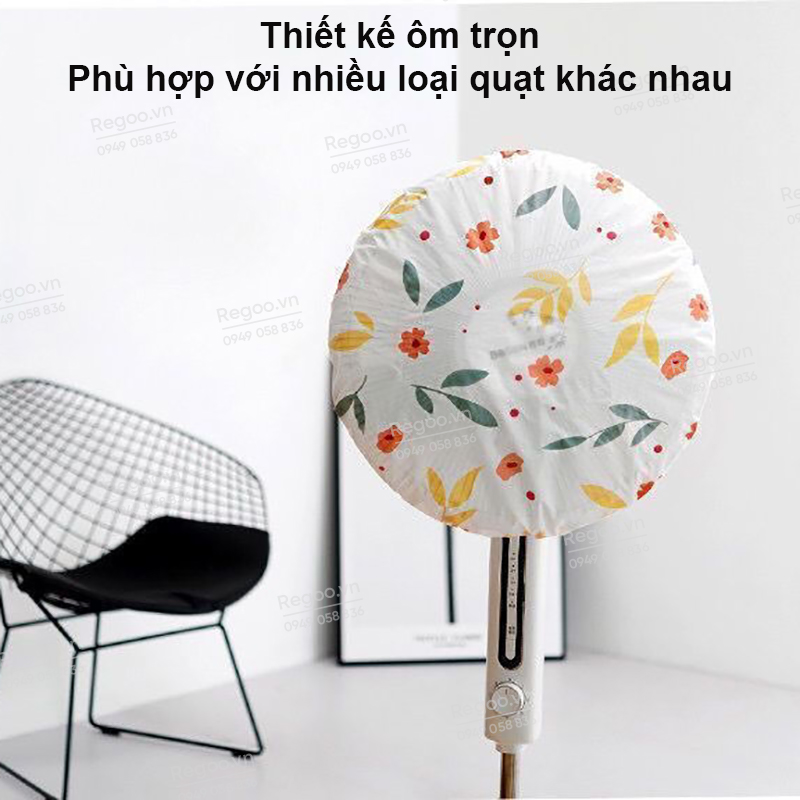 Túi bọc quạt Regoo RG2743 set 20 chiếc, phù hợp quạt điện thông dụng, giúp che phủ khi không sử dụng.