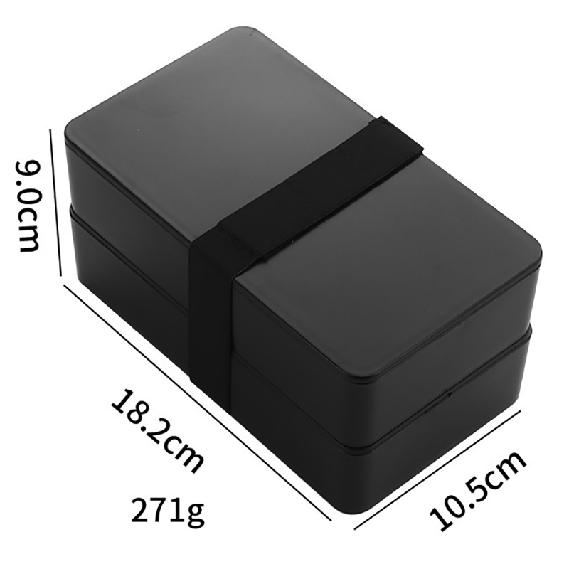 Hộp cơm 2 tầng Regoo, 800–1000ml, kèm túi giữ nhiệt, dùng được trong lò vi sóng