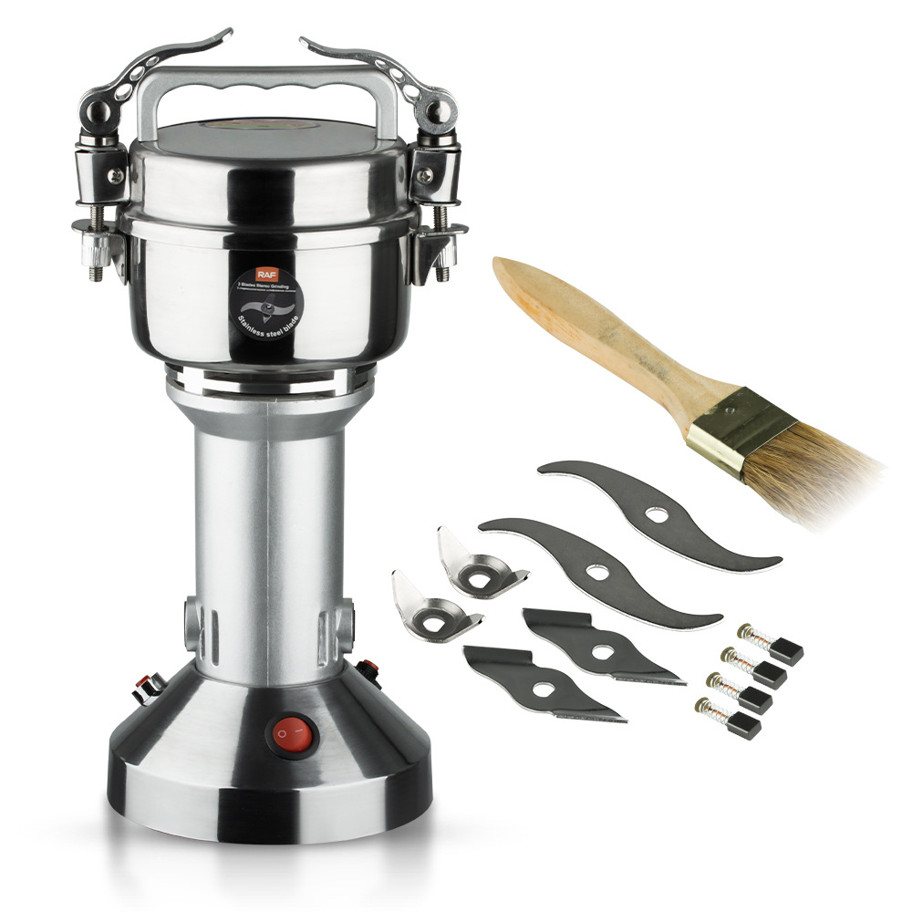 Máy nghiền bột khô Regoo RG143/R.7111, 950W, cối inox, xay cà phê ngũ cốc ớt khô