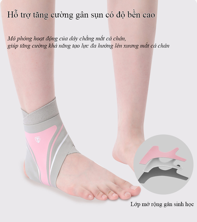 Đai cổ chân Regoo RG741 mỏng 0,8 mm, Dụng cụ bảo vệ mắt cá chân, cố định khớp cổ chân, hỗ trợ chống bong gân, dùng trong thể thao và phục hồi vận động.