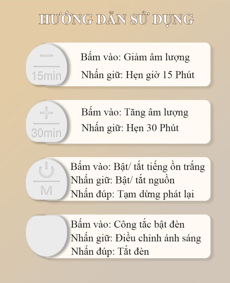 Đèn ngủ white noise Regoo, cảm ứng 7 màu, sạc Type-C, hẹn giờ, hỗ trợ thư giãn trước khi ngủ