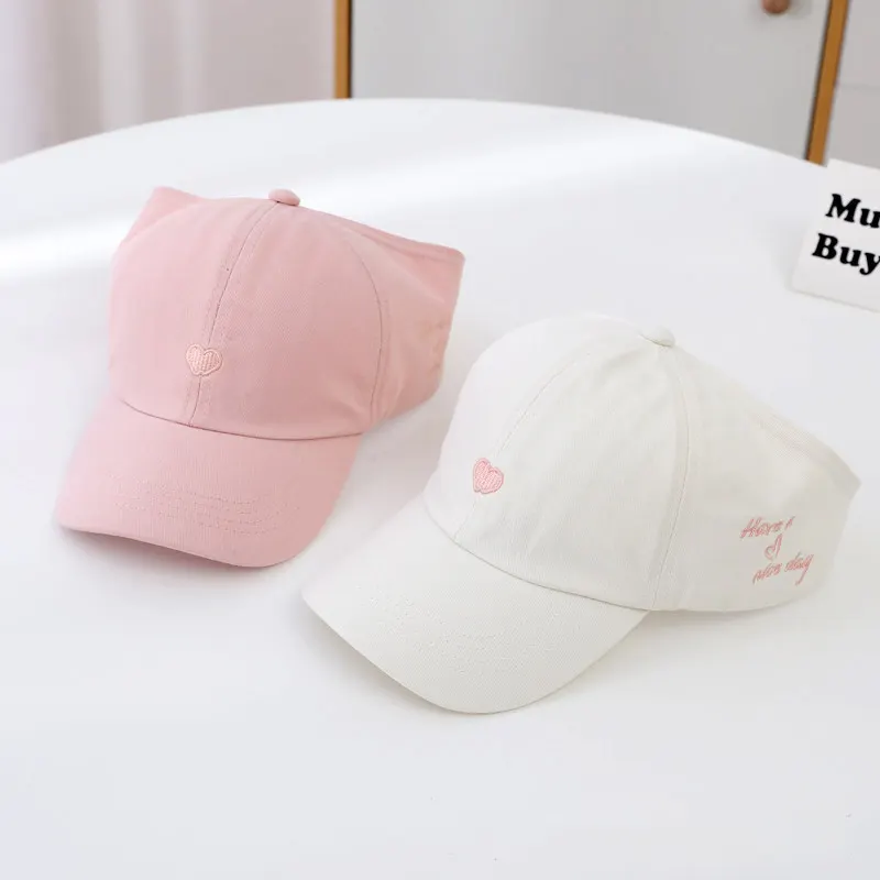 Mũ lưỡi trai mẹ và bé Regoo RG1643, vải cotton có chỉnh size, có size cho bé và cho mẹ