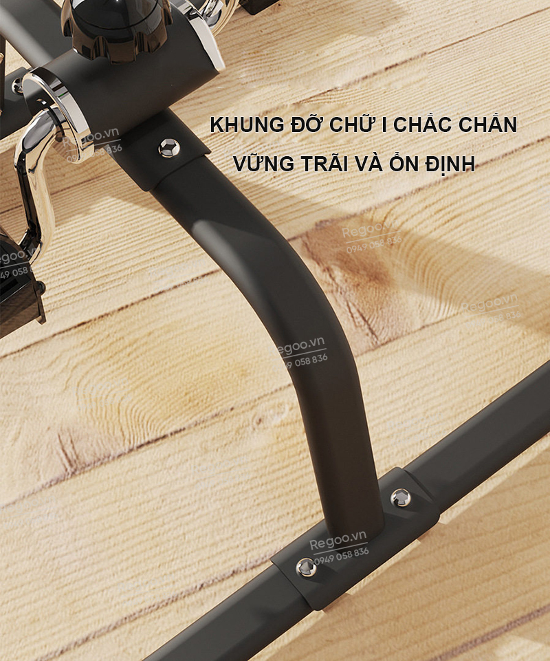 Xe đạp tập thể dục để dưới bàn làm việc, dụng cụ tập chân, có thể gập lại, thiết bị tập thể dục và đốt mỡ mini tiết kiệm không gian