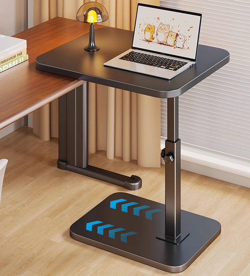 Bàn phụ nâng hạ evesigar / It's Home, chỉnh cao 45-80cm, chân chữ L, kê laptop và làm việc