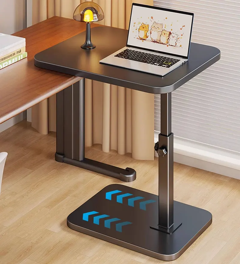Bàn phụ nâng hạ evesigar / It's Home, chỉnh cao 45-80cm, chân chữ L, kê laptop và làm việc