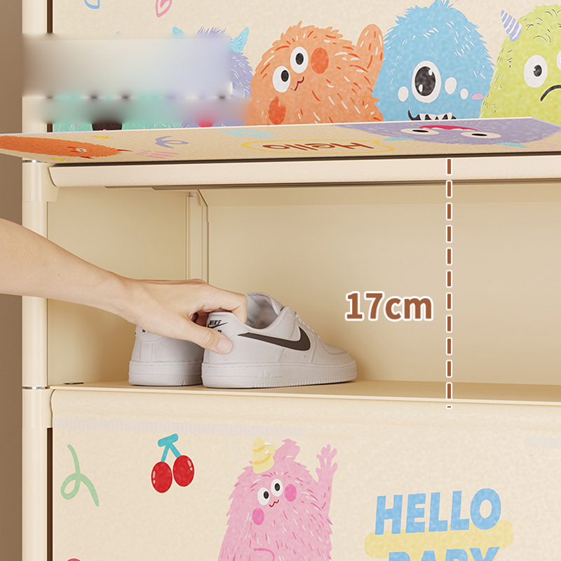 Tủ giày nhiều tầng Regoo RG3131 có cửa che trước, bản 3/5/6 tầng, chống bụi, hợp lối vào và phòng ngủ