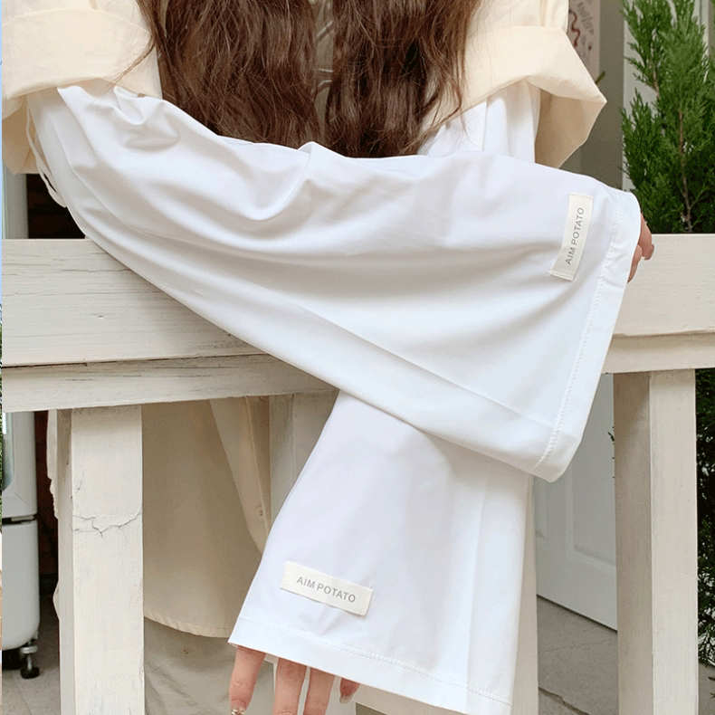 Ống tay chống nắng nữ Regoo RG642 freesize, dáng loe rộng, vải vải lụa băng mỏng nhẹ