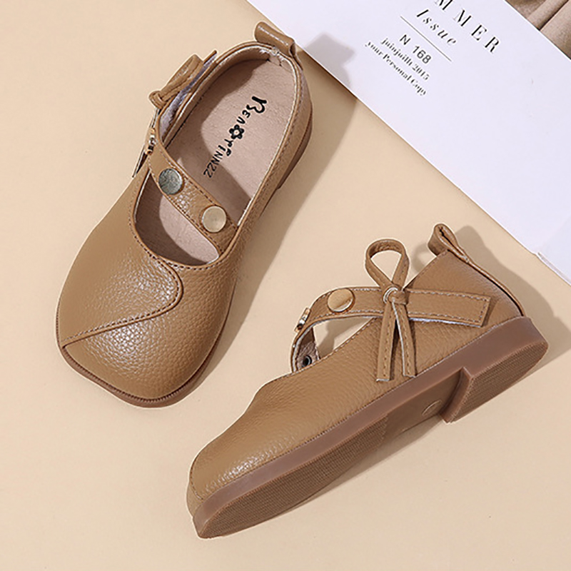 Giày bé gái công chúa Regoo RG2231 đế mềm chống trượt, quai dán Velcro, mặt giày PU