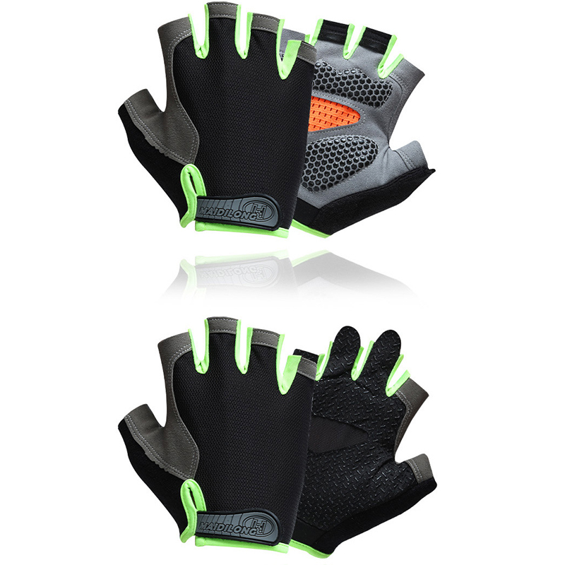 Găng tay đạp xe nửa ngón Regoo RG1635, thoáng khí mùa hè, lòng bàn tay tăng bám