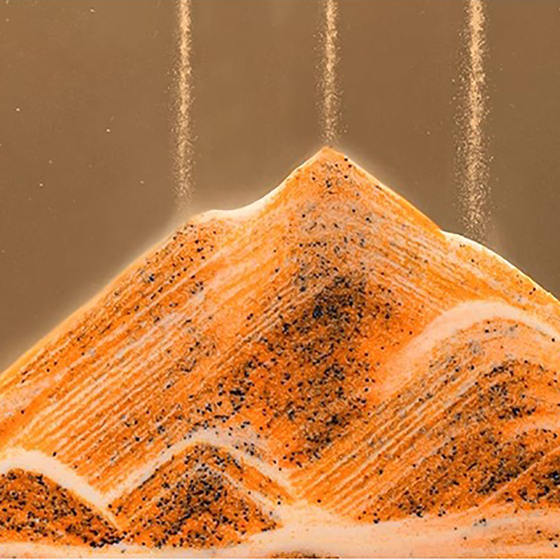 Tranh cát mèo thần tài Regoo RG342, cát chảy thư giãn, decor lối vào và quà tặng tân gia