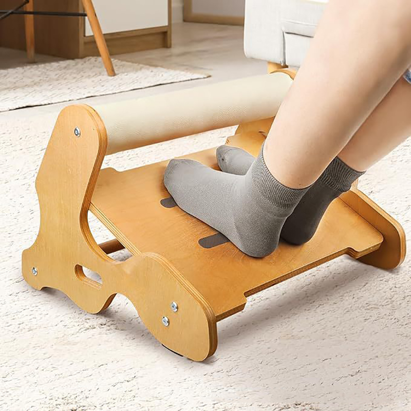 Bệ gác chân gỗ Regoo RG3134 chỉnh 3 góc 0-15-24 độ, đế chống trượt, đặt dưới bàn làm việc hoặc sofa