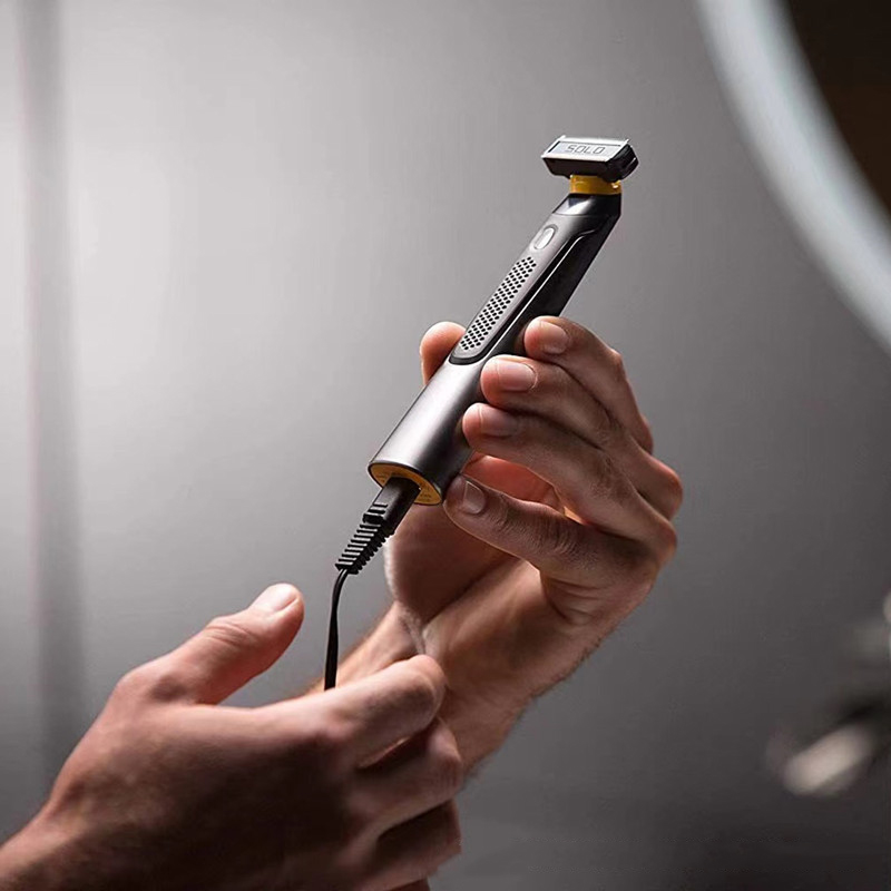 Máy tỉa lông body mini cầm tay RG1636, sạc tích điện, dài 15cm, pin 500–800mAh, dùng hơn 60 phút