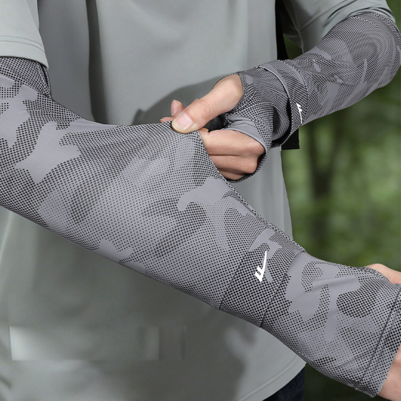 Ống tay chống nắng Regoo RG646 vải lạnh thoáng khí, dài từ 42 cm+, hỗ trợ che phủ tay khi đi ngoài trời