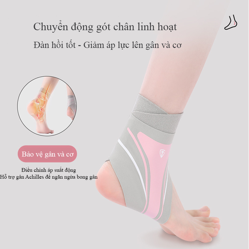 Đai cổ chân Regoo RG741 mỏng 0,8 mm, Dụng cụ bảo vệ mắt cá chân, cố định khớp cổ chân, hỗ trợ chống bong gân, dùng trong thể thao và phục hồi vận động.