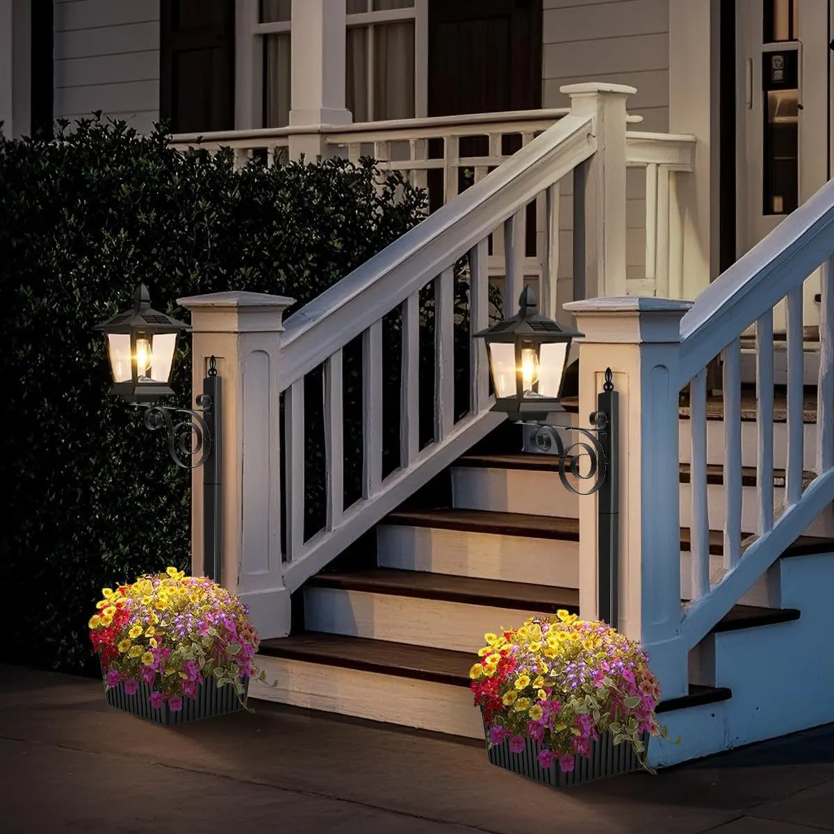 Đèn cắm chậu trồng cây năng lượng mặt trời Regoo RG3138, IP44, sáng khoảng 6–12 giờ, decor sân vườn ngoài trời