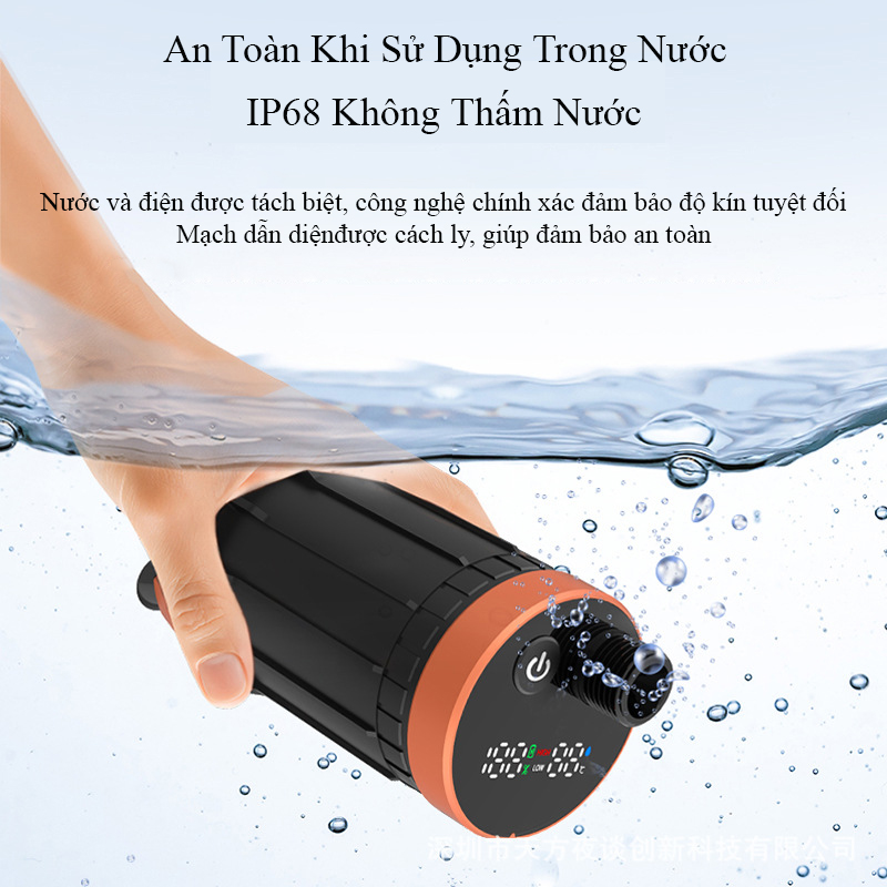 Bộ vòi sen điện ngoài trời tắm rửa đa năng di động RG1732 dùng cho cắm trại, dã ngoại, ký túc xá hoặc tắm nhanh ngoài trời - Bảo hành 24 Tháng