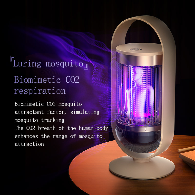 Đèn diệt muỗi Regoo E5, sạc USB, kiêm đèn ngủ ánh sáng vàng ấm