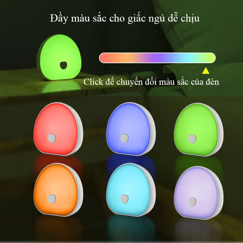 Đèn ngủ white noise Regoo, cảm ứng 7 màu, sạc Type-C, hẹn giờ, hỗ trợ thư giãn trước khi ngủ RG142