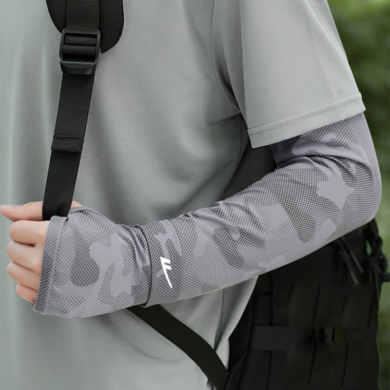 Ống tay chống nắng Regoo RG646 vải lạnh thoáng khí, dài từ 42 cm+, hỗ trợ che phủ tay khi đi ngoài trời