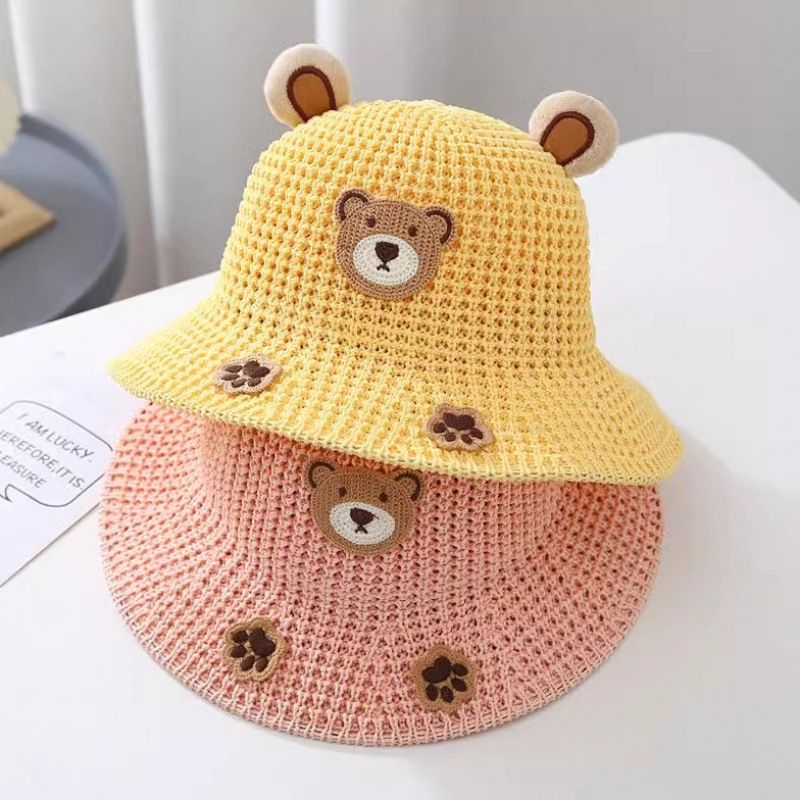 Mũ chống nắng trẻ em RG1642 kiểu bucket, vành rộng, phù hợp cho bé trai và bé gái, dùng đi chơi ngoài trời.