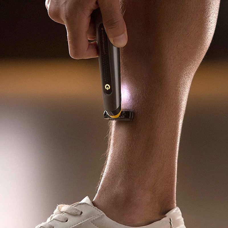 Máy tỉa lông body mini cầm tay RG1636, sạc tích điện, dài 15cm, pin 500–800mAh, dùng hơn 60 phút