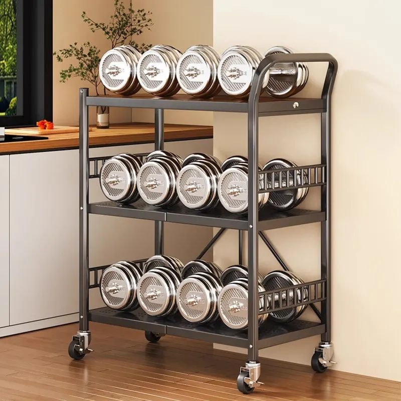 Kệ di động đa năng Regoo RG341, 3 tầng có bánh xe, thép cacbon sơn tĩnh điện
