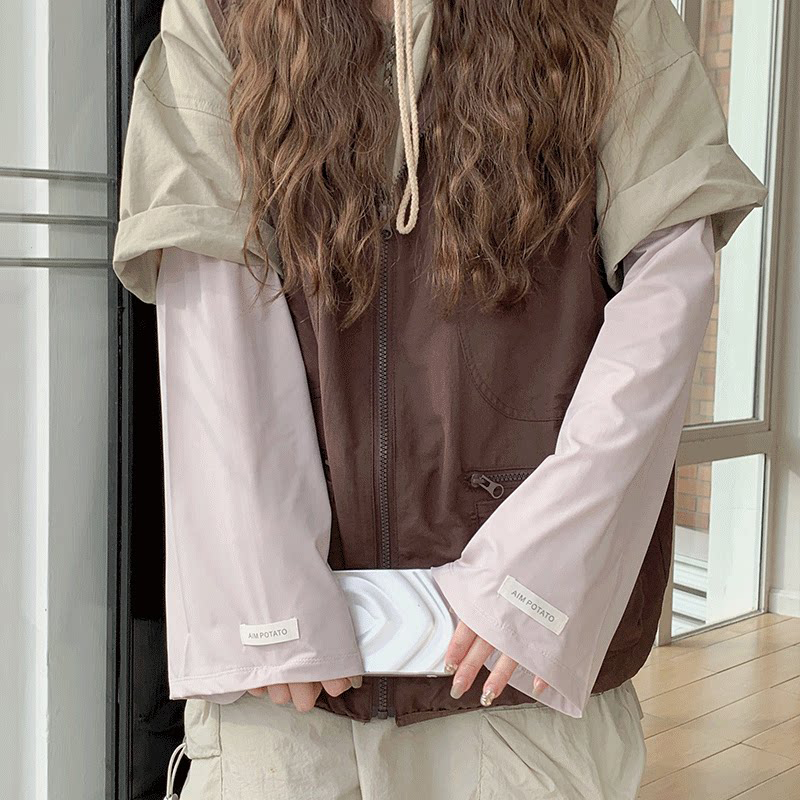 Ống tay chống nắng nữ Regoo RG642 freesize, dáng loe rộng, vải vải lụa băng mỏng nhẹ