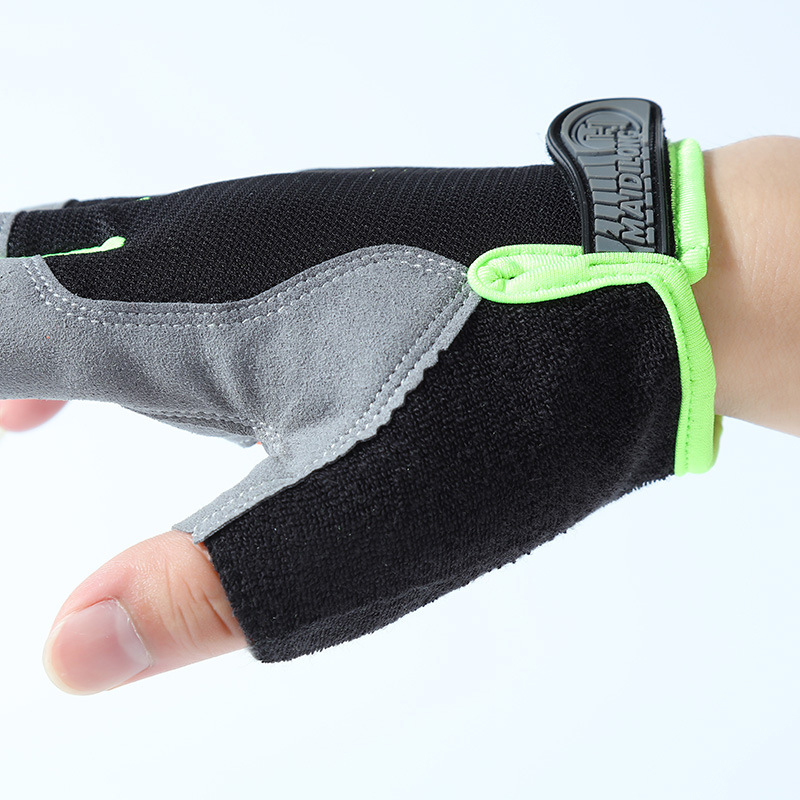 Găng tay đạp xe nửa ngón Regoo RG1635, thoáng khí mùa hè, lòng bàn tay tăng bám