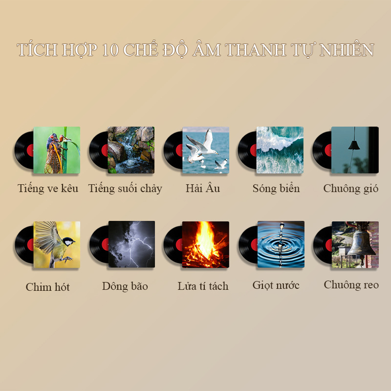 Đèn ngủ white noise Regoo, cảm ứng 7 màu, sạc Type-C, hẹn giờ, hỗ trợ thư giãn trước khi ngủ